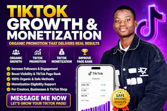 do tiktok promotion, tiktok monetization, organic growth, tiktok page rank
