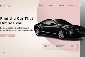 design a modern homepage UI for your business