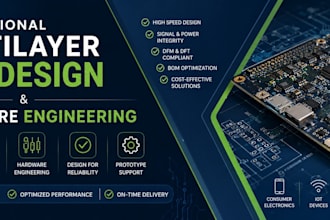 do professional multilayer pcb design and hardware engineering