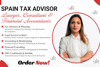 be your spain tax advisor, lawyer, consultant, and financial accountants