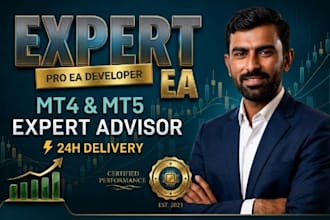 develop mt4 mt5  eas trading bot and expert advisor