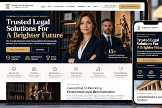design lawyer website, attorney website, notary and law firm wordpress website