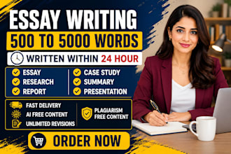 do urgent essay writing as an essay writer on any topic