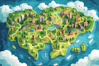 map illustration vector illustration vector map