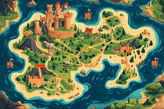 do vector map illustration and event map