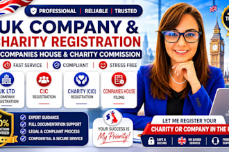 help register your UK charity for full legal compliance