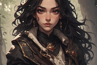 dnd, fantasy character and dnd character