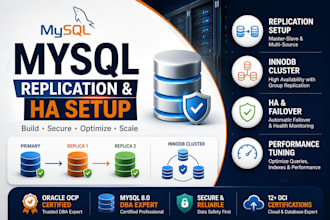setup mysql replication innodb cluster and high availability