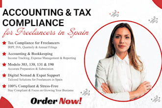 handle accounting and tax compliance for freelancers in spain
