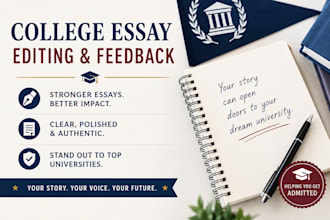 improve your college admissions essay or personal statement
