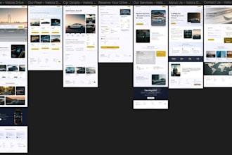 design of a full rental cars website