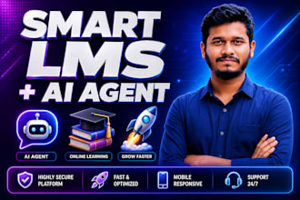 build a smart wordpress lms website with custom ai agent integration