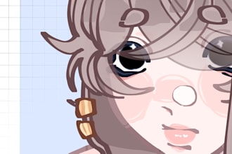 make a custom icon, chibi draw, pngtuber, emote, etc for you