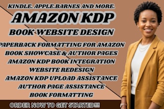 amazon KDP website ebook site kindle book site KDP website redesign author webs