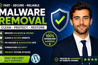 remove malware from wordpress website, fix hacked site and security issues