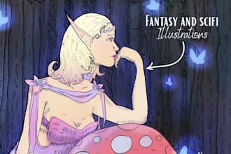 create a custom digital illustration