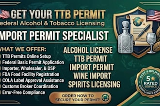 handle alcohol registration, tobacco licensing, and wholesale liquor permits