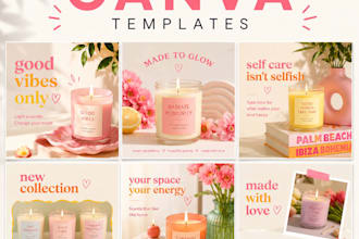 design editable canva instagram posts and story templates