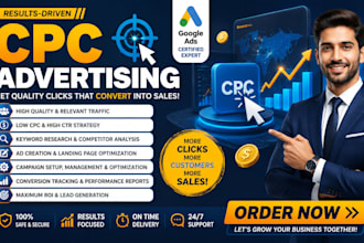 manage high converting CPC and paid ads campaigns
