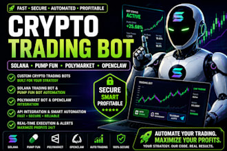 build crypto trading bot, solana trading bot, pump fun bot