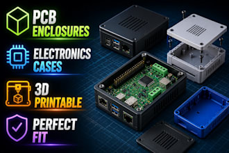 design perfect pcb enclosures or electronics cases for your project