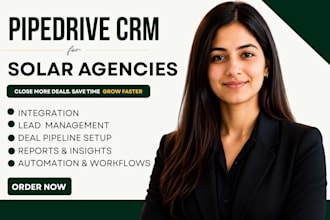 setup pipedrive CRM for solar agencies