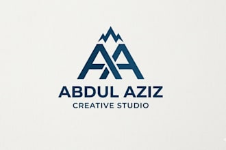 do professional minimalist and modern business icon design