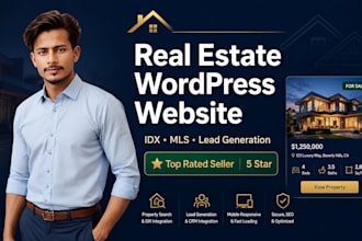 build a real estate wordpress website with idx mls integration