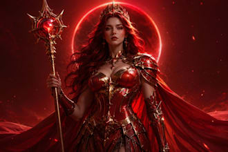 create ai fantasy character art