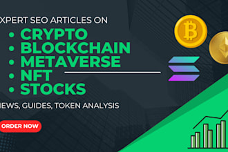 create SEO optimized crypto, web3, and defi articles for your website