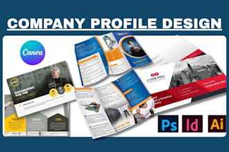 design company annual report booklet, business magazin layout, lead magnet