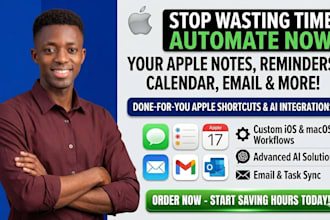 automate apple notes reminders calendar email with apple shortcuts