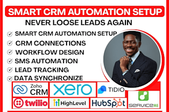 integrate zoho CRM twilio 3cx xero office 365 mail servicem8 n able msp manager