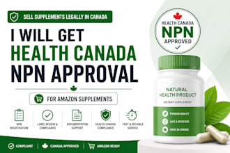 get health canada npn approval for amazon supplements compliance