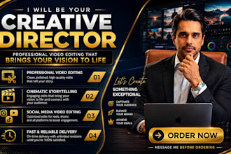 be your creative director for your visual content, design, and brand identity