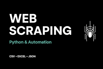 scrape data from any website