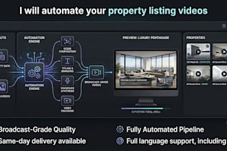 turn your raw property data into cinematic video tours