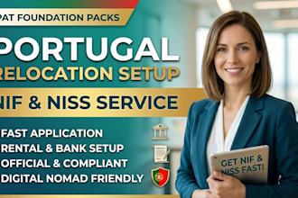 get your portugal nif, niss and bank account fast