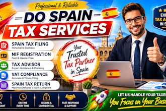 do spain tax filing nif registration tax advisor vat compliance spain tax return