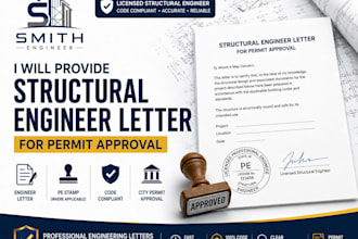 provide structural engineer letter for permit approval