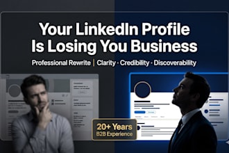 rewrite linkedin profile for business owners