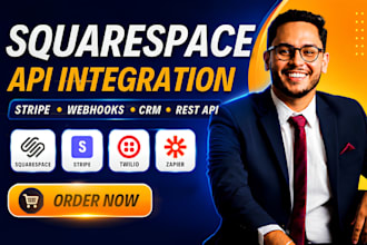 fix or build custom squarespace API integration, webhook setup and custom code