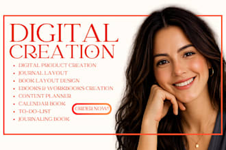 create professional digital products and workbooks
