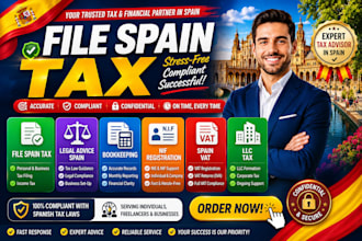 file spain tax legal advice spain bookkeeping nif registration spain vat llc tax