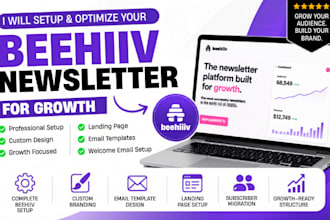 setup and optimize your beehiiv newsletter for growth