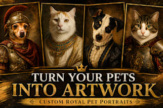 turn your pets into an artwork