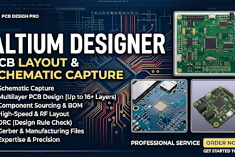 do altium designer pcb layout and schematic capture service
