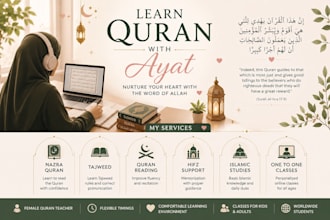 teach quran online with tajweed and quran reading