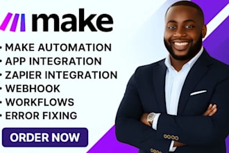 setup make com fix make com ai automation makecom scenario n8n ai agent expert
