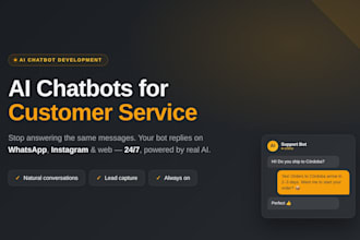build an ai whatsapp chatbot for customer service automation